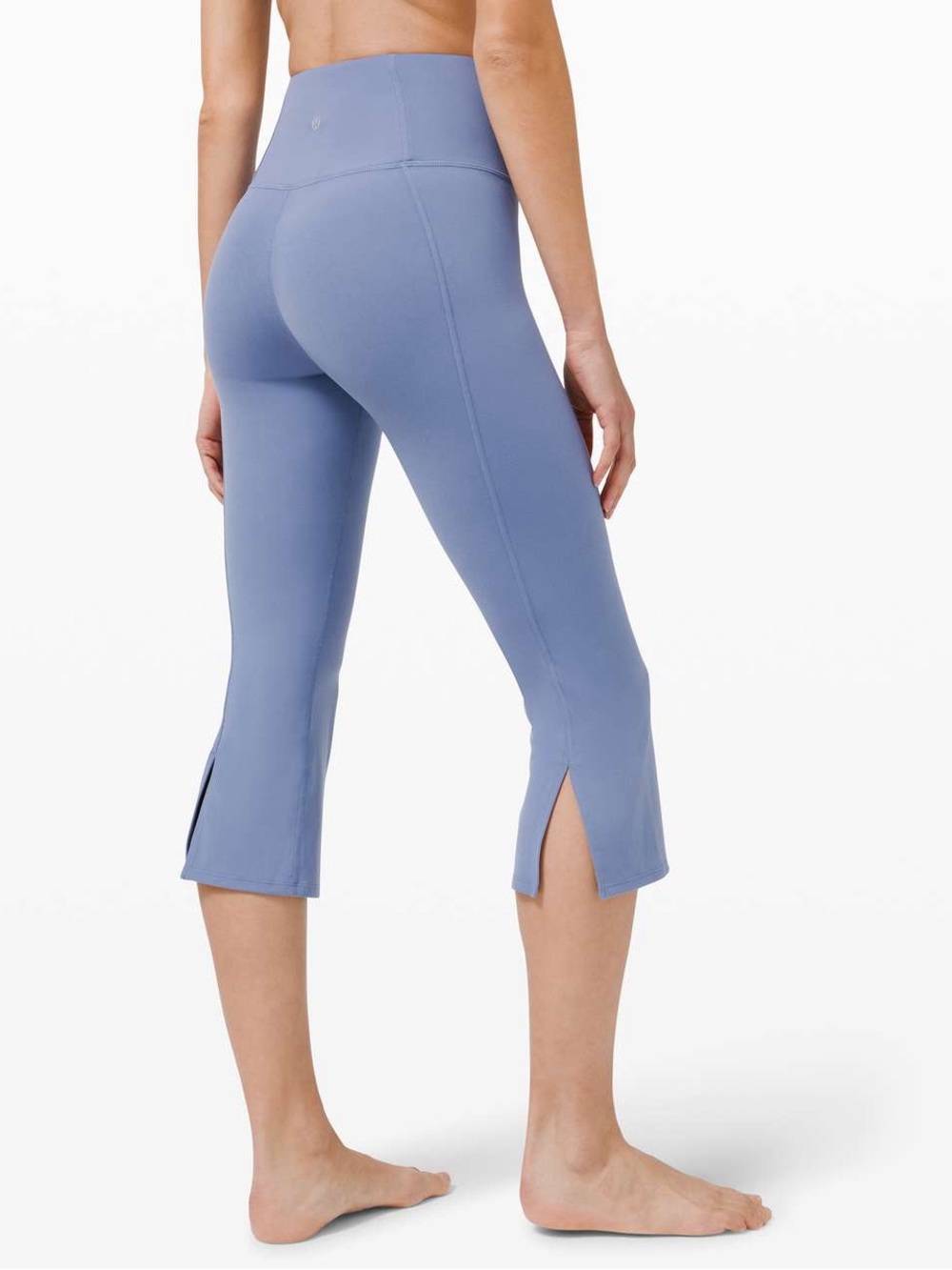 Lululemon Add Flare High Rise Crop Capri 21” Water Drop Size 6